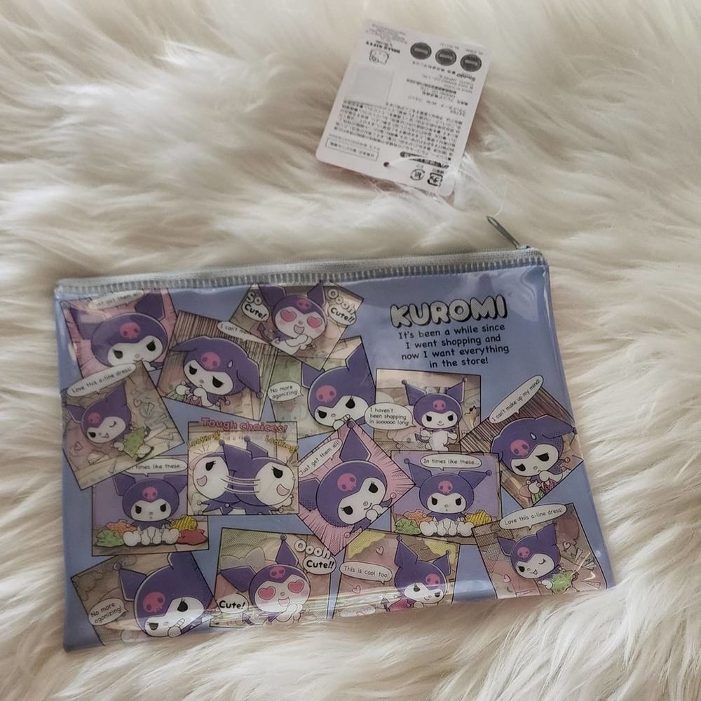 Sanrio Double-sided Medium Zip pouch Ft My Melody and Kuromi